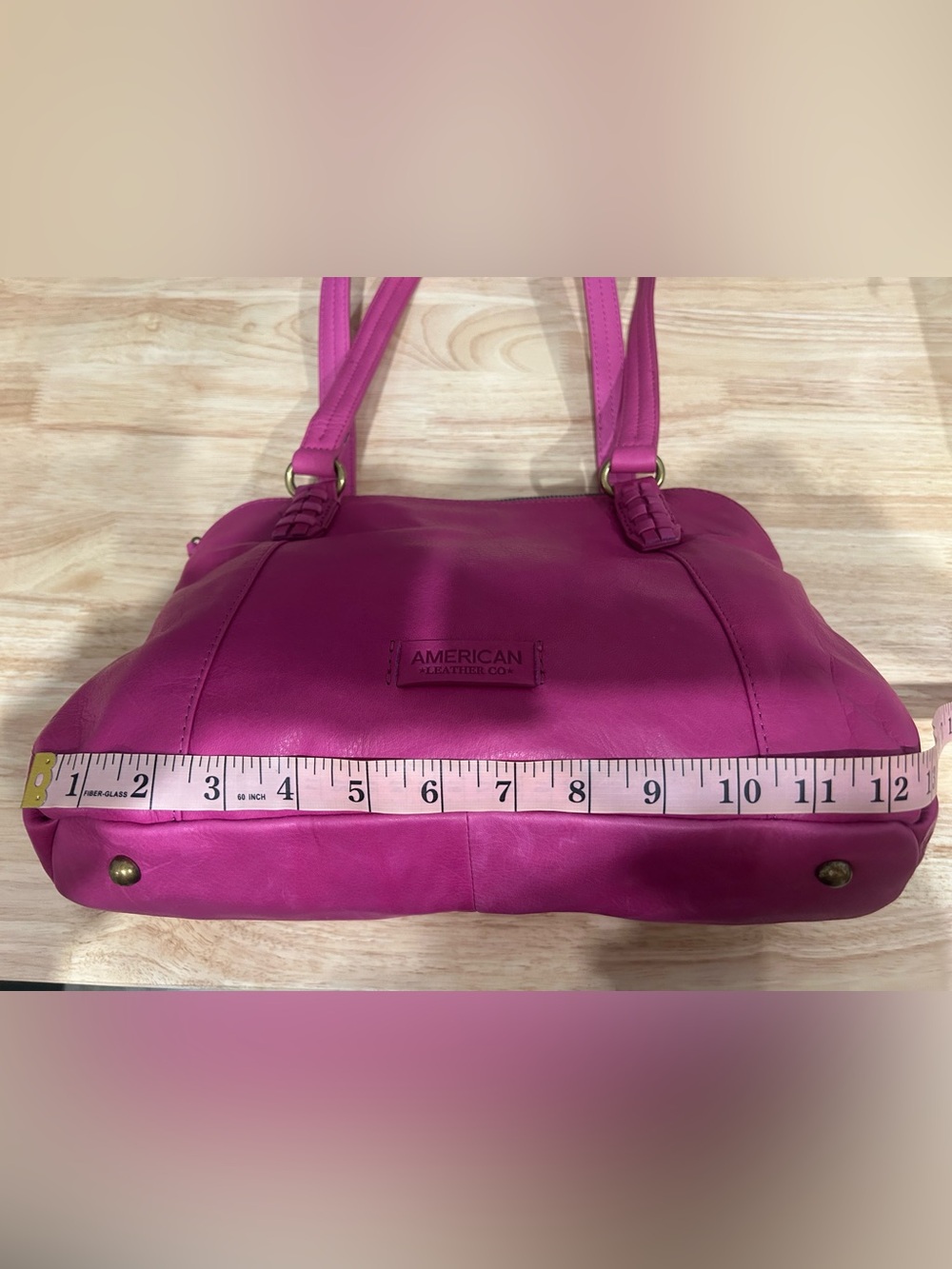 American Leather Co. Poppy Satchel     NWOT - Picture 11 of 11